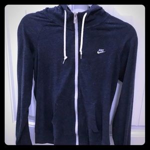 Nike vintage zip hoodie for women